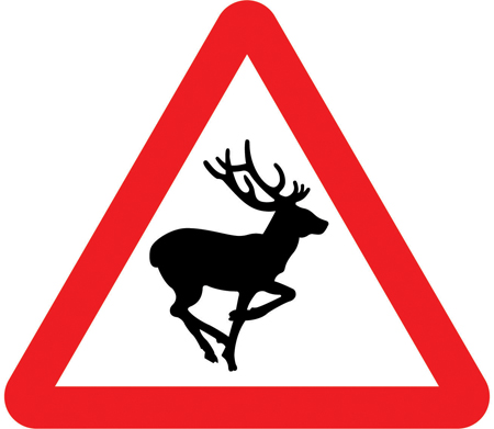 Deer Warning Triangle